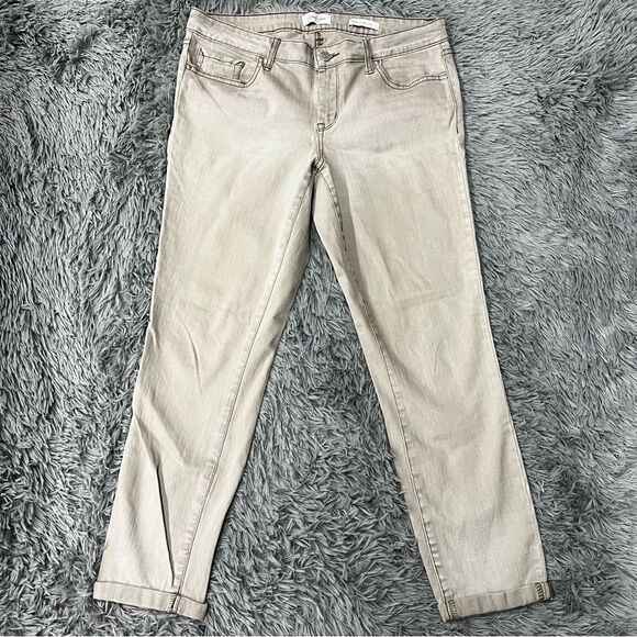 Jessica Simpson Rolled Crop Skinny Pants Size 10/30 - Picture 1 of 8